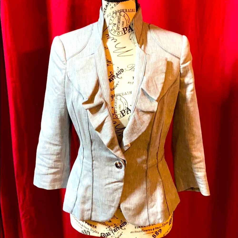 Grey blazer jacket by White House Black Market